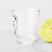 Niedlicher Cartoon Polar Bear Schnapsglas (Rechts)