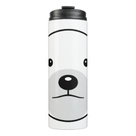 Niedlicher Cartoon Polar Bear Thermosbecher