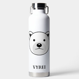 Niedlicher Cartoon Polar Bear Trinkflasche