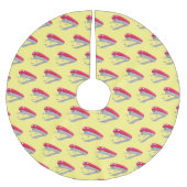 Niedlicher Cartoon Polyester Weihnachtsbaumdecke (Vorderseite)