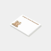 Niedlicher Cartoon Post-it Klebezettel (angewinkelt)