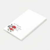 Niedlicher Cartoon Post-it Klebezettel (angewinkelt)