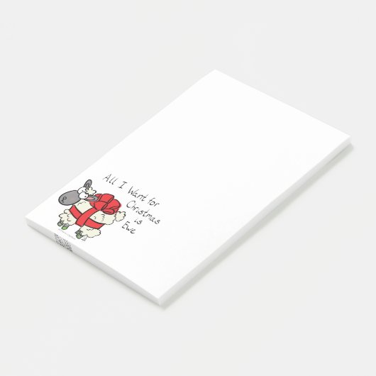 Niedlicher Cartoon Post-it Klebezettel (angewinkelt)