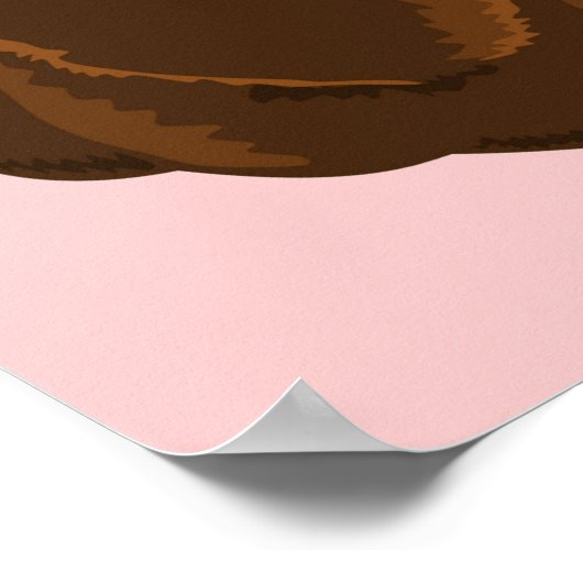 Niedlicher Cartoon Poster (Ecke)