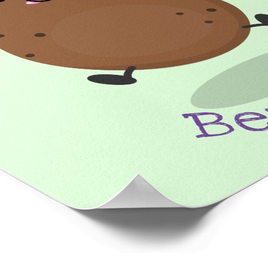 Niedlicher Cartoon Poster (Ecke)