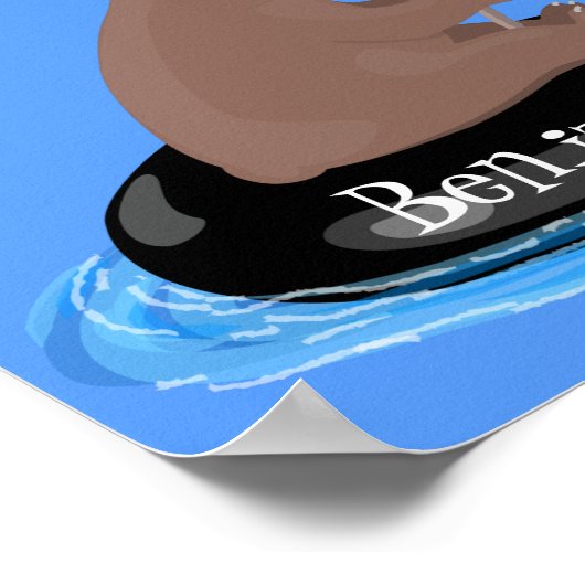 Niedlicher Cartoon Poster (Ecke)