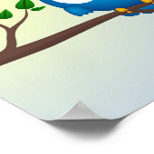 Niedlicher Cartoon Poster (Ecke)