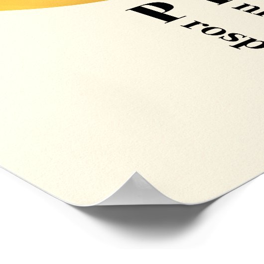 Niedlicher Cartoon Poster (Ecke)