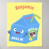 Niedlicher Cartoon Poster (Vorne)