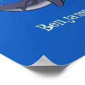 Niedlicher Cartoon Poster (Ecke)