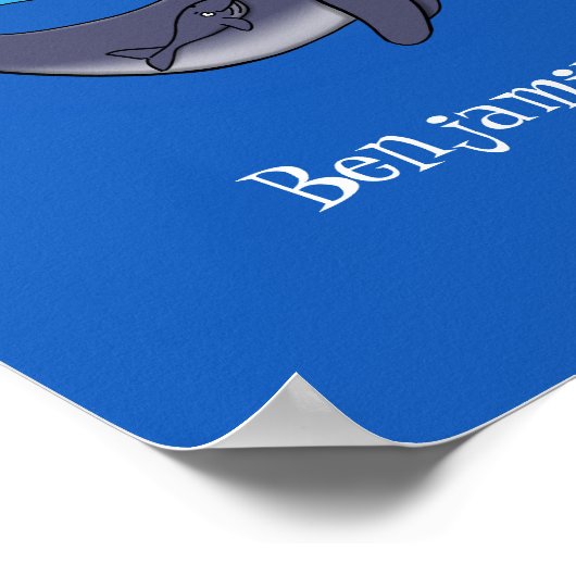 Niedlicher Cartoon Poster (Ecke)