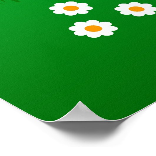 Niedlicher Cartoon Poster (Ecke)