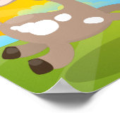 Niedlicher Cartoon Poster (Ecke)