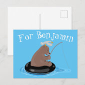 Niedlicher Cartoon Postkarte (Vorne/Hinten)