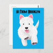 Niedlicher Cartoon Postkarte (Vorne/Hinten)