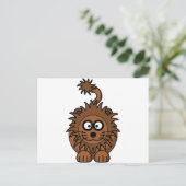 Niedlicher Cartoon Postkarte (Stehend Vorderseite)