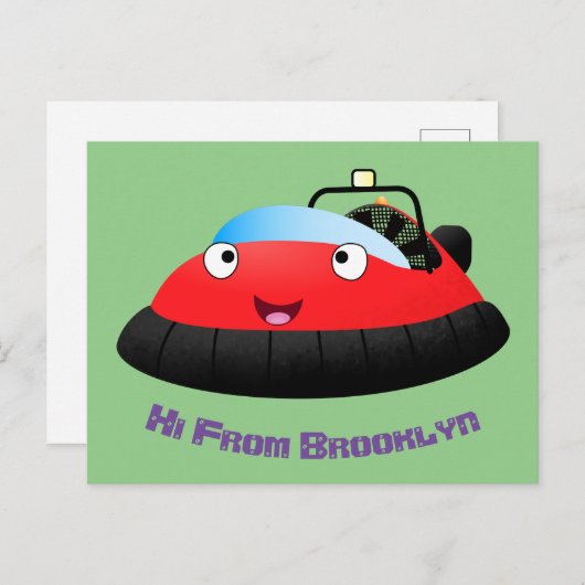 Niedlicher Cartoon Postkarte (Vorne/Hinten)