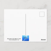 Niedlicher Cartoon Postkarte (Rückseite)