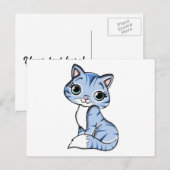 Niedlicher Cartoon Postkarte (Vorne/Hinten)