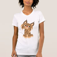 Niedlicher Cartoon Prankings Lynx T - Shirt