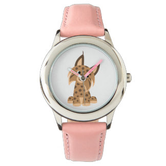 Niedlicher Cartoon Prankings Lynx Watch Armbanduhr