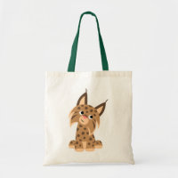 Niedlicher Cartoon Prankish Lynx Bag