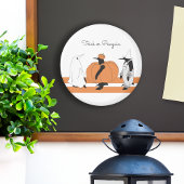 Niedlicher Cartoon Pumpkin Penguin Funny Halloween Magnet