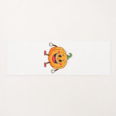 Niedlicher Cartoon Pumpkin Yogamatte (Vorderseite (Horizontal))