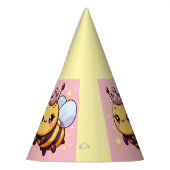Niedlicher Cartoon Queen Bee Partyhütchen (Links)