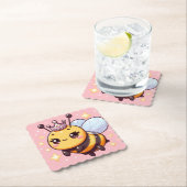 Niedlicher Cartoon Queen Bee Untersetzer (Vor Ort)