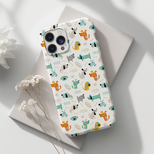 Niedlicher Cartoon Quirky Dog Spielerisches iPhone Case-Mate iPhone Hülle