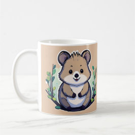 Niedlicher Cartoon Quokka Kaffeetasse