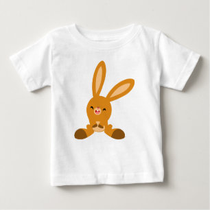 Niedlicher Cartoon Rabbit Baby T - Shirt