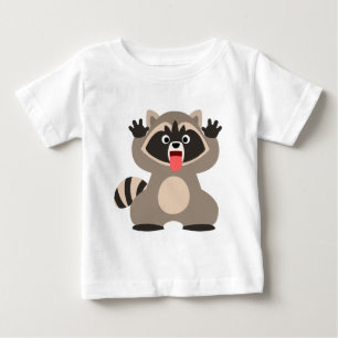 Niedlicher Cartoon Raccoon Baby T-Sh T-shirt