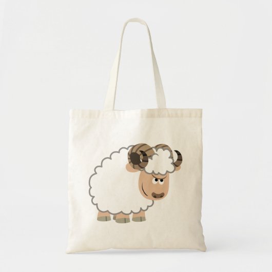 Niedlicher Cartoon Ram Bag Tragetasche (Vorne)