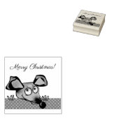 Niedlicher Cartoon Ratte Maus Neujahr 2020 Symbol Gummistempel (Stempel)