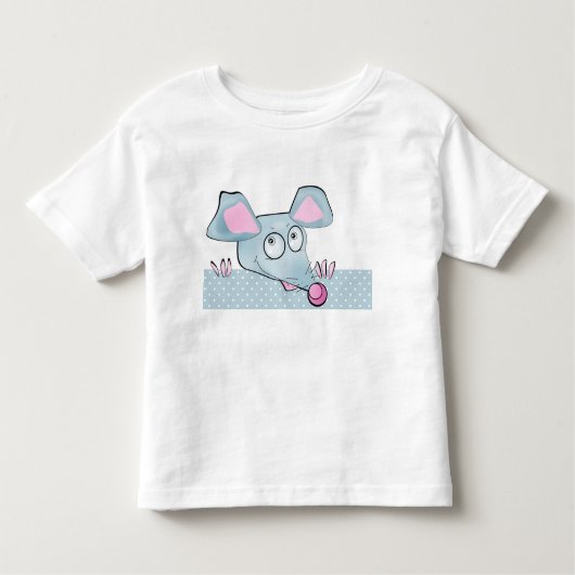Niedlicher Cartoon Ratte Maus Neujahr 2020 Symbol Kleinkind T-shirt (Vorderseite)