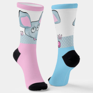 Niedlicher Cartoon Ratte Maus Neujahr 2020 Symbol Socken