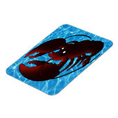 Niedlicher Cartoon Red Lobster Magnet (Linke Seite)
