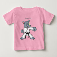 Niedlicher Cartoon Rhino kung fu Cartoon