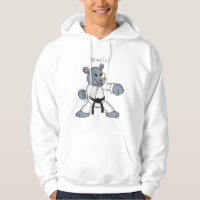Niedlicher Cartoon Rhino kung fu Cartoon