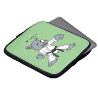 Niedlicher Cartoon Rhino kung fu Cartoon
