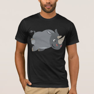 Niedlicher Cartoon Rhino-T - Shirt laden