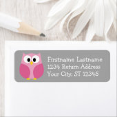 Niedlicher Cartoon - Rosa und Grau Individuelle Na (Insitu)