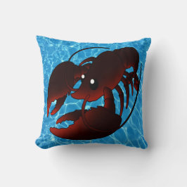 Niedlicher Cartoon Roter Hummer Kissen