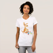 Niedlicher Cartoon Rummaging Kangaroo T - Shirt (Vorne ganz)