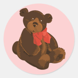 Niedlicher Cartoon Runder Aufkleber