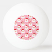 Niedlicher Cartoon Santa Faces Tischtennisball (Rückseite)