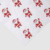 Niedlicher Cartoon Santa Red Weihnachten Seidenpapier (Ausschnitt)