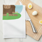 Niedlicher Cartoon Sasquatch Handtuch (Viertel Falte)